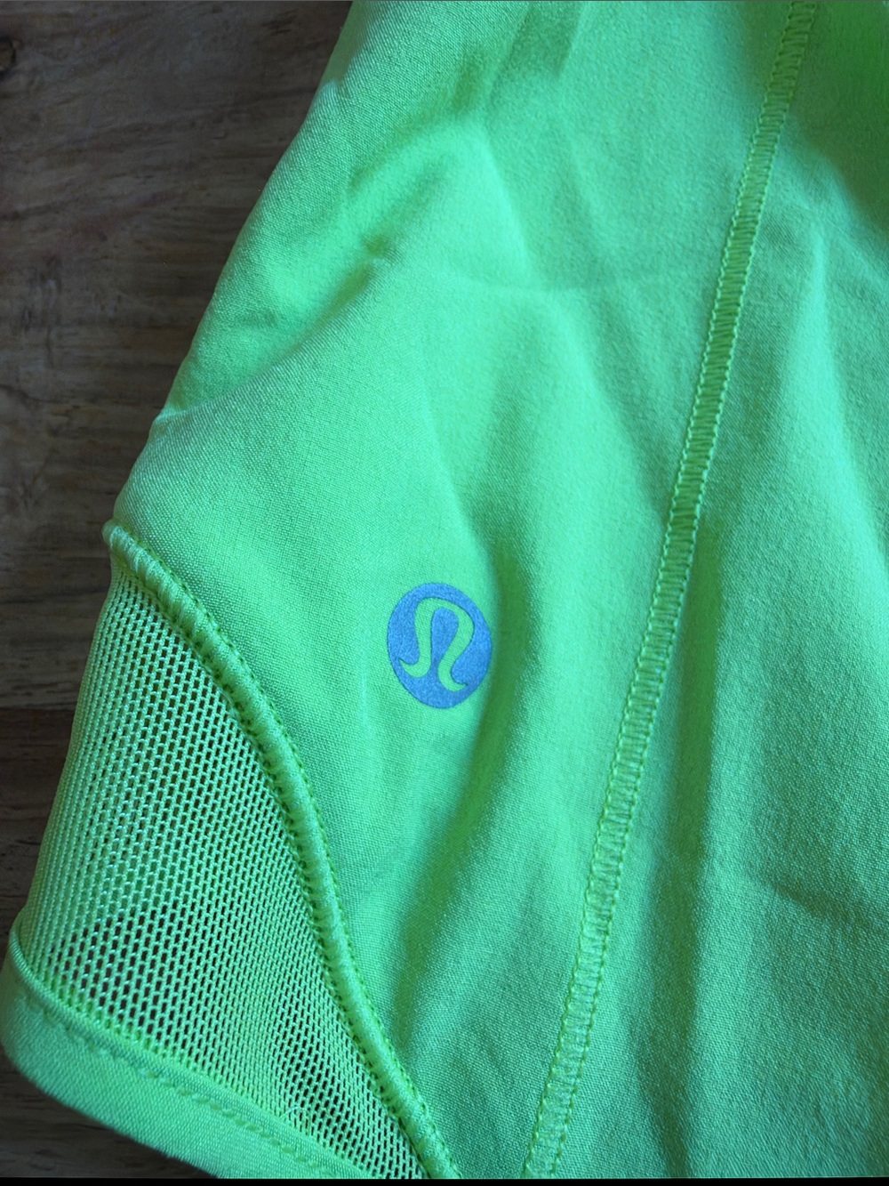 Neon Yellow lululemon Women’s Athletic Running Shorts - Picture 2 of 4